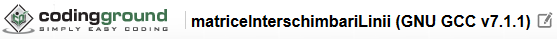 matriceInterschimbariLinii