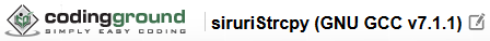 siruriStrcpy